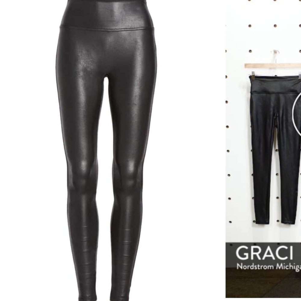 Spanx faux leather leggings
